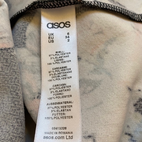 Stunningly gorgeous & flattering floral blouson sleeve mini dress - Picture 6 of 6